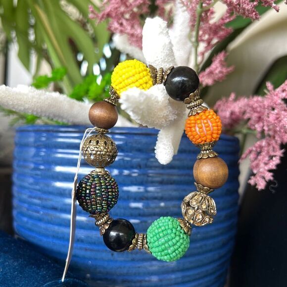 Chunky Retro Y2k Erica Lyons Fashion Bracelet $16ea / 3 for $25 - Picture 4 of 7